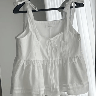 Monia Summer Chiffon Layered Sleeveless Blouse