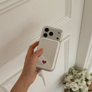 Cozy Sugar Dots MagSafe Mirror Power Bank 10,000mAh iPhone Wireless Charging