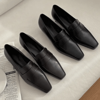 Marguerite Square Flat Loafers