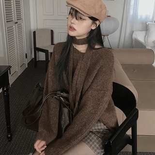 Ibie Soft Ribbed Loose Fit Knit