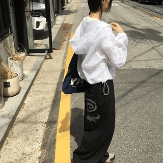 Tanning Print Training Wide Pants