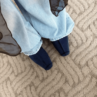 Polka Square Midi Heels