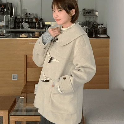 Videlo Collar Duffle Half Coat