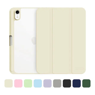 Mint Citrus iPad Pro Air Tablet Detachable Front Smart Cover Case