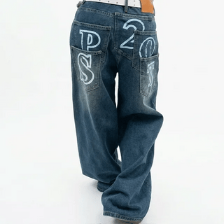 Dirty hotfix denim pants