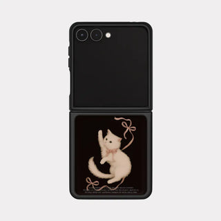 Velvet Kitten Galaxy Zflip Fold 8 Epoxy Black Bumper Case