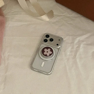hazy flower iPhone MagSafe Grip Talk Holder Epoxy