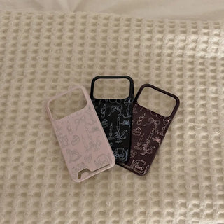 Holiday Table iPhone 17 Pro Card Holder Hard Case