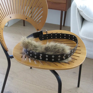 Fur punching belt