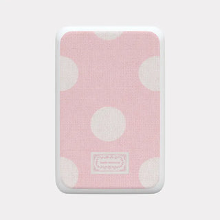 Fabric Big Dot MagSafe 500mAh Power Bank iPhone Wireless Charging
