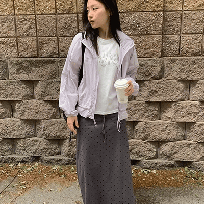 Tsukuhi Summer Hooded Windbreaker Jumper