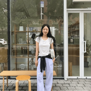 Mute Satin Wide Elastic Waist Pants