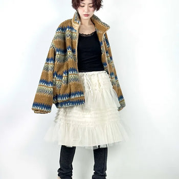 Kasane lace skirt