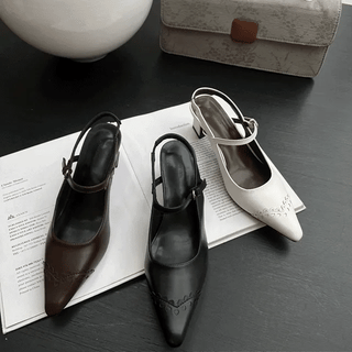 Enamel Buckle Stiletto