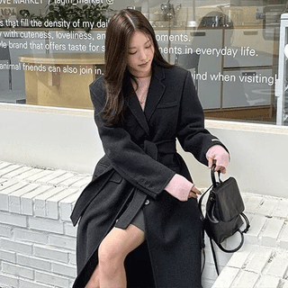 Robo Handmade Belted Long Coat