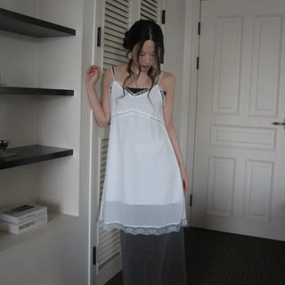 Lace slip dress