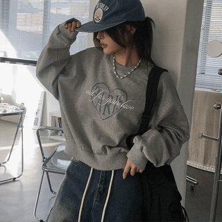Paris Crop Sweatshirt