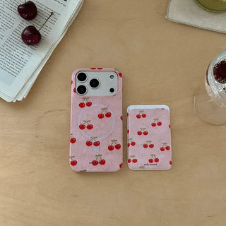 Berry Knit Pattern MagSafe Hard Phone Case for iPhone 17 Pro
