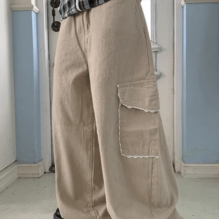 Komodi Lace Balloon Cargo Cotton Pants