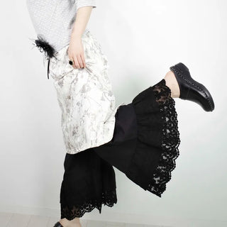 Layered frill pants