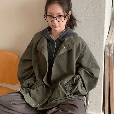 Ranbe Windbreaker Overcoat Field Jacket