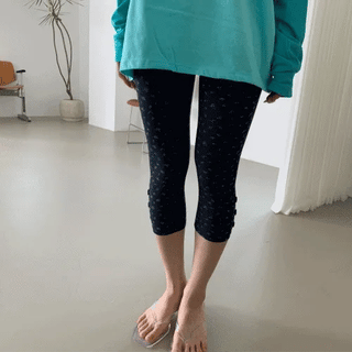 Raven Small Floral Slim Leggings