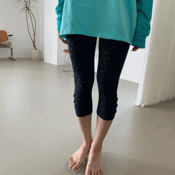 Raven Small Floral Slim Leggings