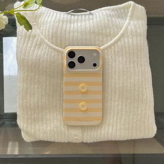 Mono Stripe iPhone 17 Pro Hard Case
