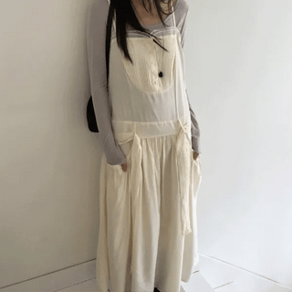 Eren Pintuck Long Dress