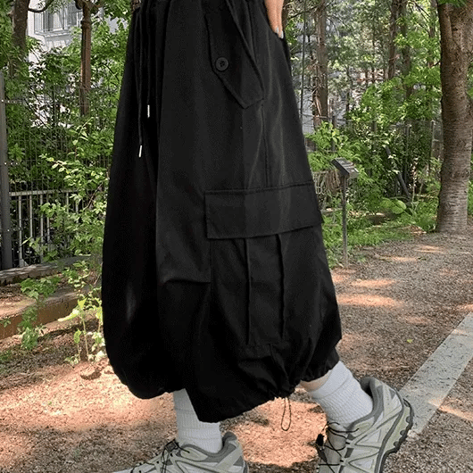 Alden Summer Elastic Cargo Bermuda Pants
