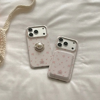 Petite Bloom MagSafe Card Slot Wallet Pocket Case