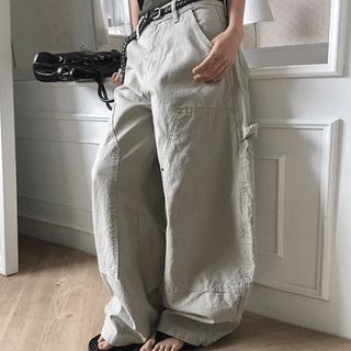 Solnua Balloon Fit Carpenter Wide Pants