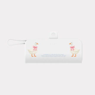 Cottage Duck Docking Power Bank for iPhone and Galaxy Mini 5000mAh