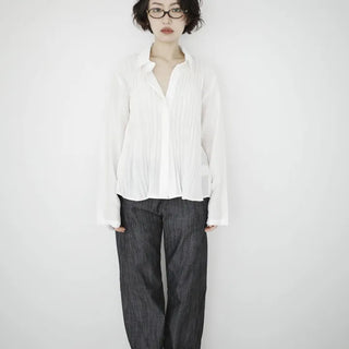 Weave bootcut pants