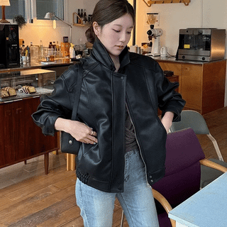 Harper leather jacket