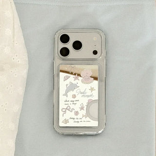 Island Waves Design [MagSafe Mirror Card Wallet]