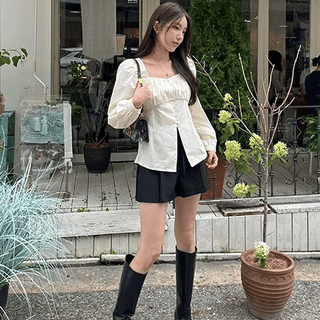 Waist strap shorts