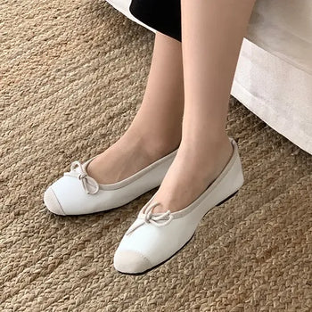 Scrunchie Ribbon Flats