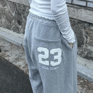 Double cross sweat pants