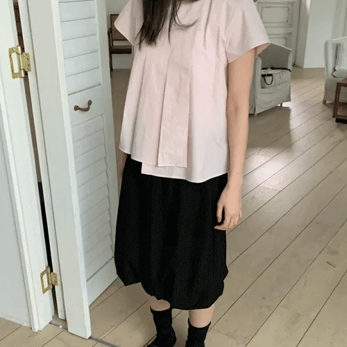 Fine Pintuck Blouse (3 colors)
