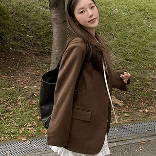 Herringbone Classic Wool Jacket