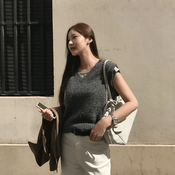 Kiff Alpaca Knit Vest
