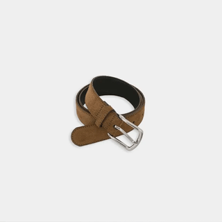 Kudo Basic Buckle Suede Belt