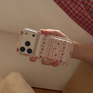 Winter Snowman MagSafe Card Slot Wallet Pocket Case