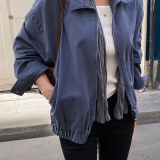 Av denim bomber jacket