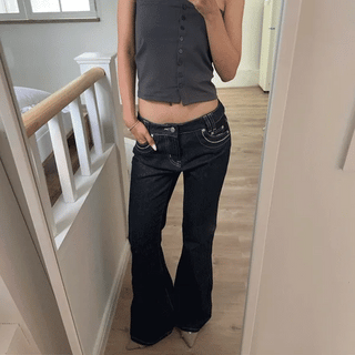 DAMAGE WASH WIDE DENIM