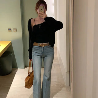Light blue mile bootcut denim