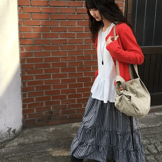 Sendo Diamond Embossed Cotton Shoulder Bag