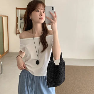 Moem Off-shoulder Short Sleeve