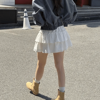 Rohe frill tiered culottes skirt-pants
